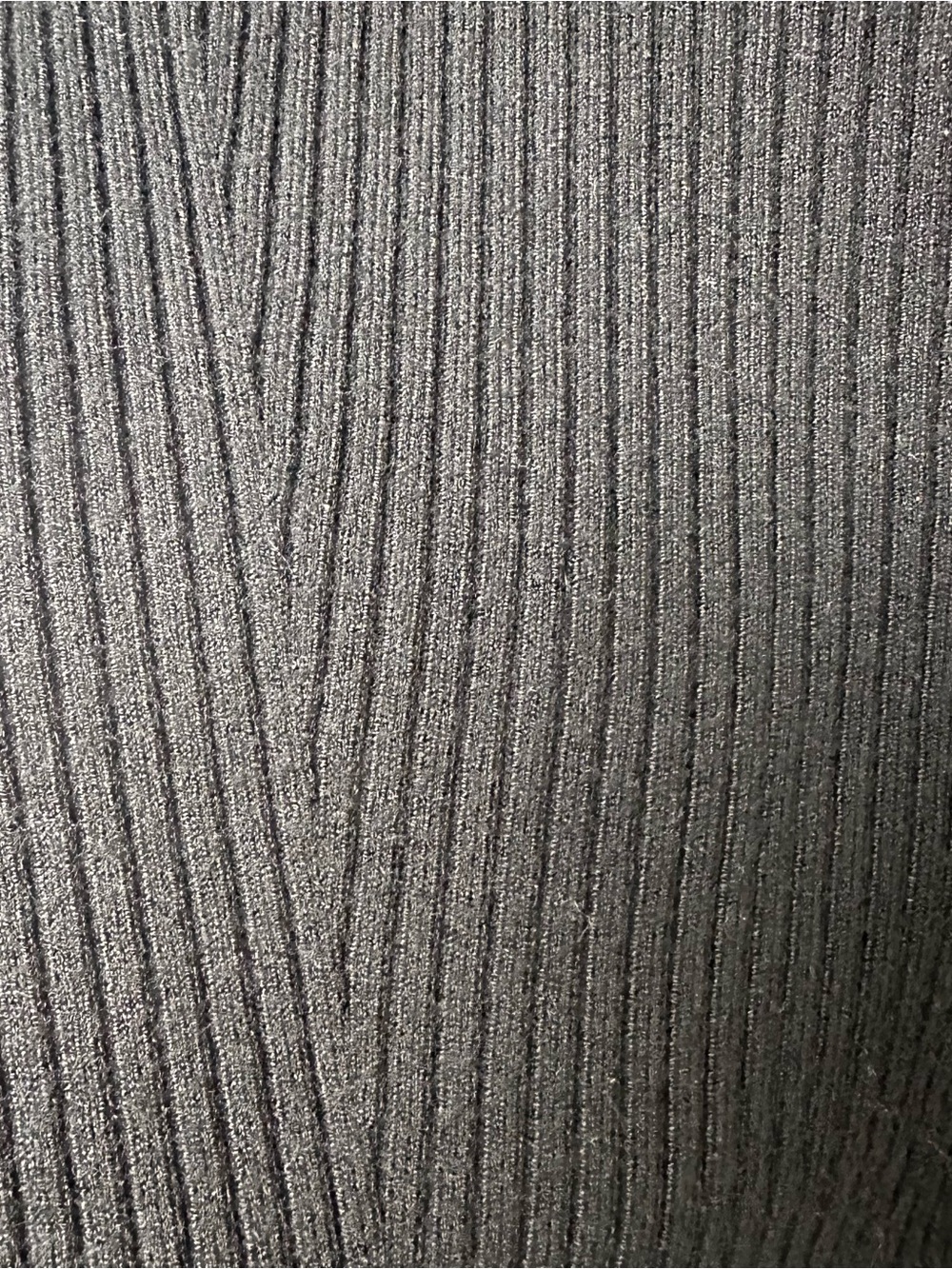 H&M Black Ribbed Cowl Neck Turtleneck Sweater - Picture 4 of 5